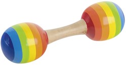 Goki maracas doubles en bois instrument de musique pour enfants