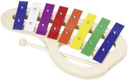 Goki Xylophone instrument de musique en bois pour enfants coloré