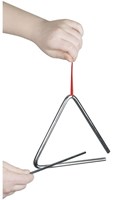 Goki triangle instrument de musique métal grand pour enfants