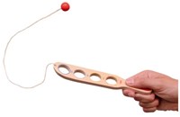 Goki jeu d'adresse en bois - jeu attrape la balle-2