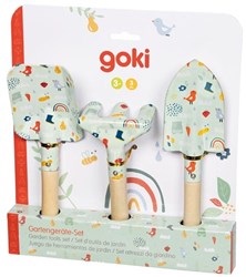 Goki ensemble d’outils de jardin pour enfants - printemps - jouet jardinage