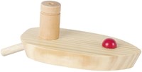 Goki bateau à ballon en bois jouet - plaisir aquatique coloré-2