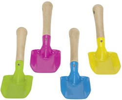 Goki pelle en métal pour enfants avec manche en bois jouet jardin