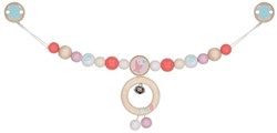Goki chaîne poussette macareux - jouet bébé chaîne poussette