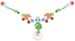 Goki chaîne poussette accessoire bébé hérisson et hibou multicolore