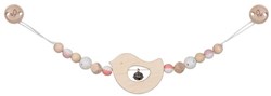 Goki chaîne poussette jouet en bois oiseau multicolore bébé