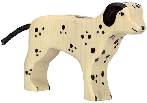 Holztiger figurine Dalmatien en bois - jouet durable chien