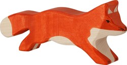 Holztiger figurine renard en bois rouge jouet durable FSC