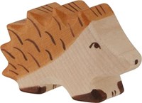 Holztiger figurine hérisson en bois petit jouet durable