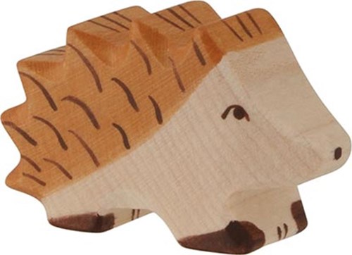 Holztiger figurine hérisson en bois petit jouet durable