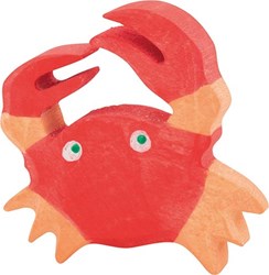 Holztiger figurine crabe en bois - jouet fait main