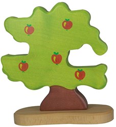 Holztiger arbre en bois - Jouet pour oiseaux et enfants