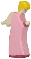 Holztiger ange en bois figurine de Noël jouet artisanal et sûr