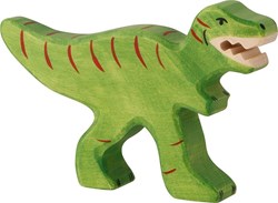 Holztiger dinosaure en bois Tyrannosaurus Rex figurine de jeu
