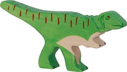 Holztiger dinosaure en bois Allosaurus figurine de jeu - jouet durable