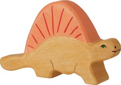 Holztiger dinosaure en bois Dimétrodon figurine jouet