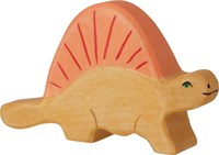 Holztiger dinosaure en bois Dimétrodon figurine jouet