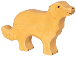 Holztiger chien Golden Retriever en bois jouet pour enfants