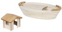 Holztiger arche de Noé en bois - jouet éducatif FSC-2