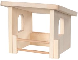 Holztiger étable en bois pour animaux pour jeu créatif et ouvert