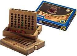 Philos Puissance 4 Grand - jeu de stratégie en bois pour enfants