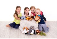 Beleduc marionnette castor peluche jouet - marionnette de jeu-2