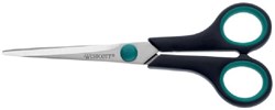 Westcott ciseaux Easy Grip 18cm - acier inoxydable soft grip - ciseaux à papier