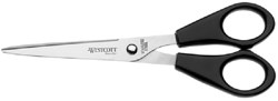 Westcott ciseaux bureau noir acier inoxydable 15,5 cm ergonomique