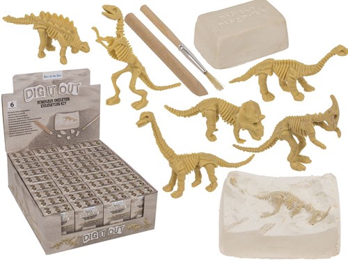 OS ET PLUS Creusez votre mini-squelette de dinosaure