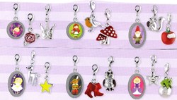 Harlekijn Forêt de contes de fées charms bracelet set - 12 pièces - multicolore