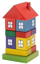 Ostheimer maison en bois multicolore jouet maison de jeu enfants