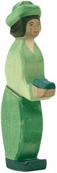 Ostheimer figurine en bois roi vert oriental Noël