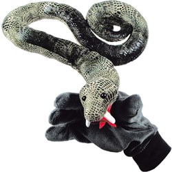 Beleduc gant marionnette serpent - gant de jeu vert pour enfants