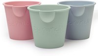 Scrunch seau jouet lot de 3 silicone plage flexible