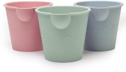 Scrunch seau jouet lot de 3 silicone plage flexible