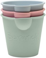 Scrunch seau jouet lot de 3 silicone plage flexible-3