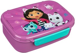 Gabby's Dollhouse boîte à lunch plastique avec motif joyeux pour enfants