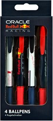 Red Bull Max Verstappen lot de 4 stylos à bille multicolores Formule 1