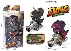 Dino op motor frictie 12cm set a 2