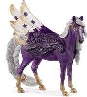 Schleich bayala Jument Pégase étoilée - figurine de jeu fantastique violette