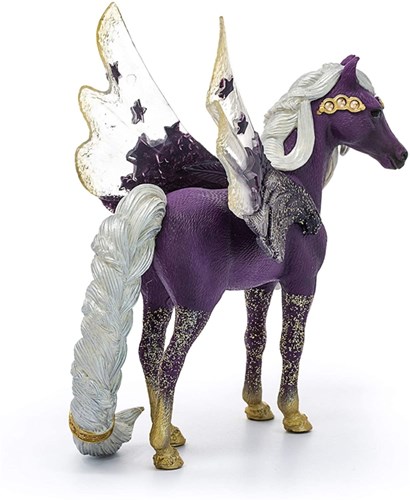 Schleich bayala Jument Pégase étoilée - figurine de jeu fantastique violette-2