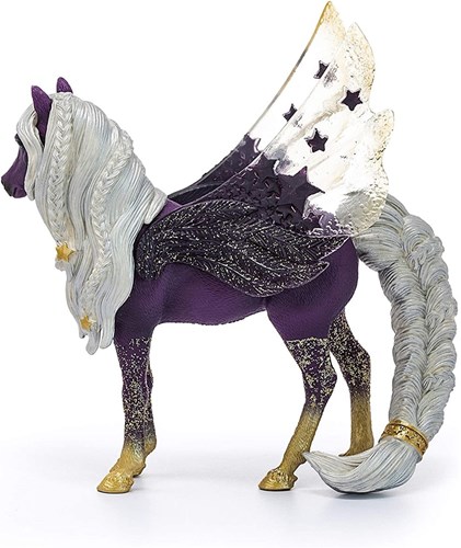 Schleich bayala Jument Pégase étoilée - figurine de jeu fantastique violette-3