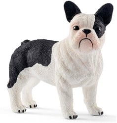 Schleich Farm World figurine chien bouledogue français jouet