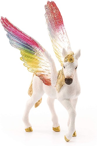 Schleich Bayala Poulain Licorne Arc-en-ciel Ailé Figurine 70577-2