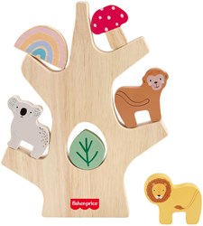 Fisher-Price jeu d'équilibre en bois jouet éducatif multicolore