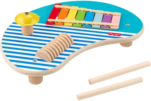 Mattel table de musique en bois jouet - Fisher-Price - bois FSC - musique-2