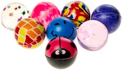 50 balles rebondissantes mix 32 mm. 8621
