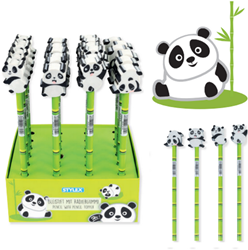 Stylex 24 potloden met panda gum 42140