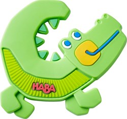 Haba jouet de dentition crocodile silicone bébé