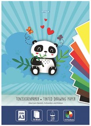 Stylex 10 feuilles de carton artisanal cul. couleur A3 46724